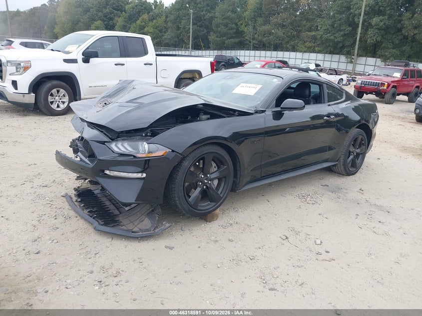 2022 Ford Mustang Gt Premium Fastback, Front End, IAAI, VIN 1FA6P8CF0N5149013 — photo 2