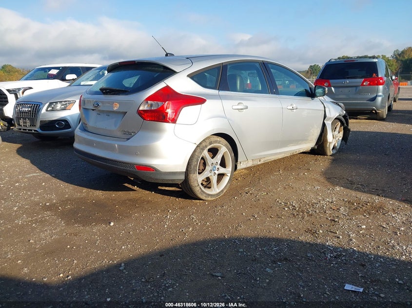 Vin: 1fadp3n20dl193799, lot: 46818829, ford focus titanium 20134