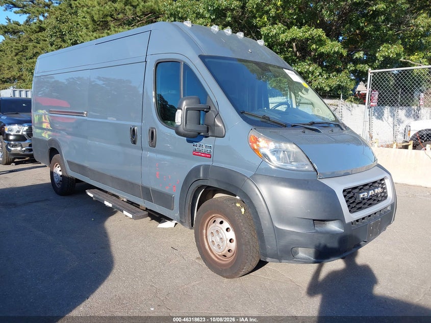 Vin: 3c6urvjg6le116970, lot: 46818846, ram promaster 3500 cargo van high roof 159 wb ext 20201