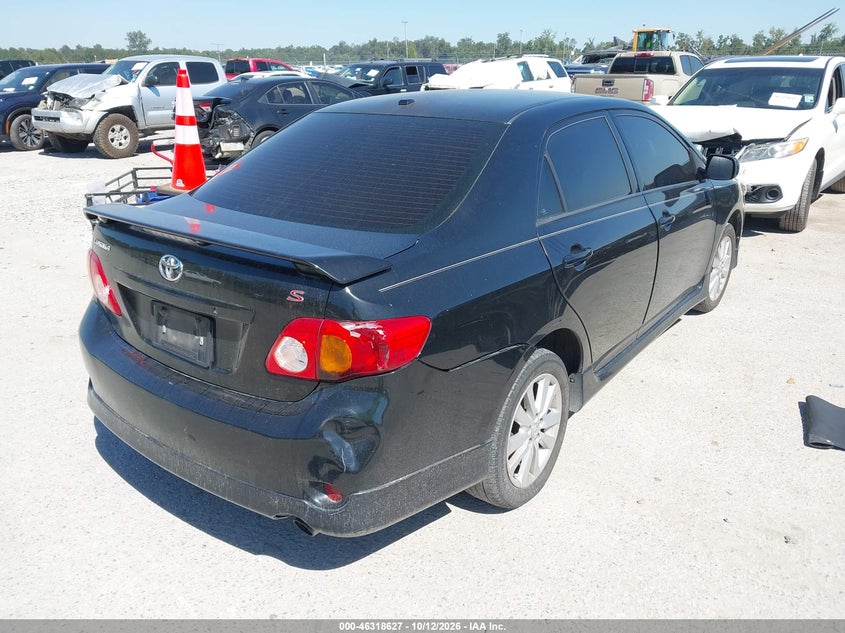 Vin: 2t1bu4ee3ac523609, lot: 46818849, toyota corolla s 20104