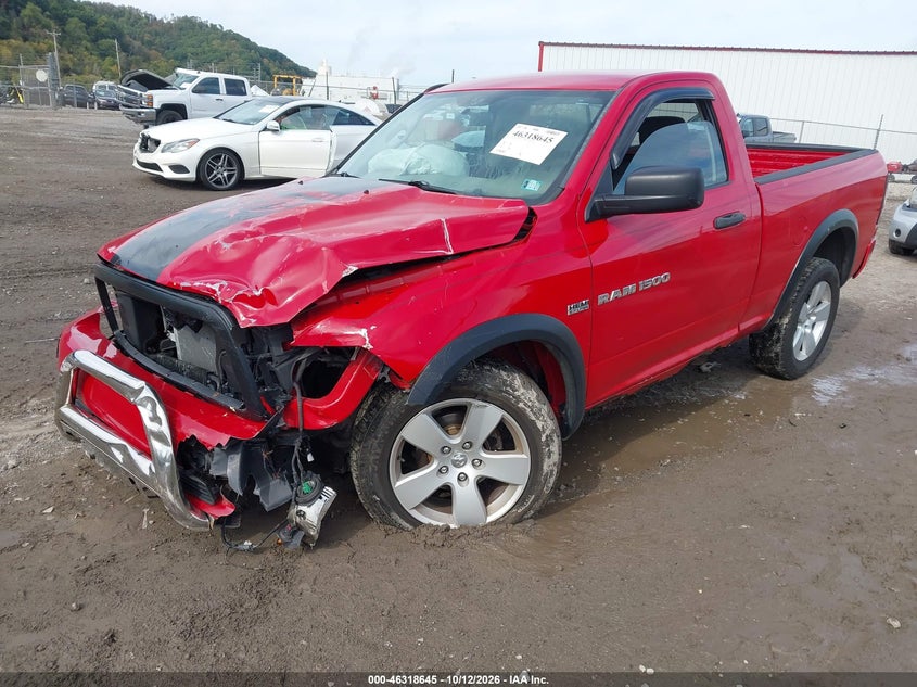 Vin: 3d7jv1et2bg633165, lot: 46818867, ram ram 1500 st 20112