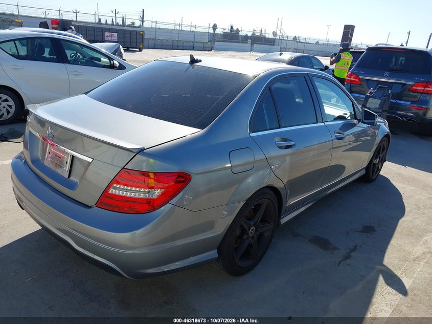 Vin: wddgf4hb8dr254654, lot: 46818894, mercedes-benz c 250 sport 20134