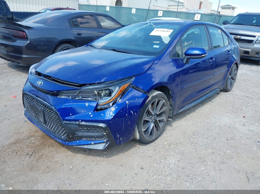 Vin: jtdt4rce2lj037059, lot: 46818906, toyota corolla xse 20202