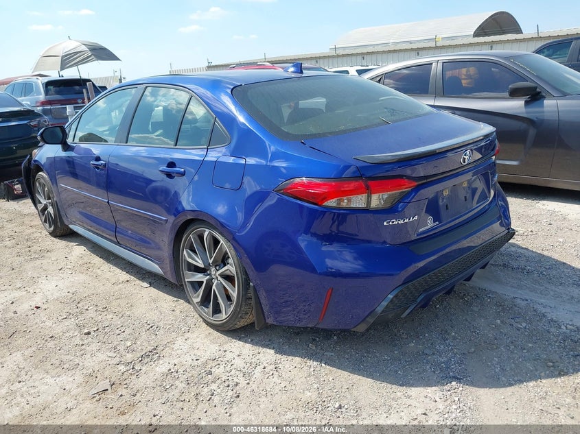 Vin: jtdt4rce2lj037059, lot: 46818906, toyota corolla xse 20203
