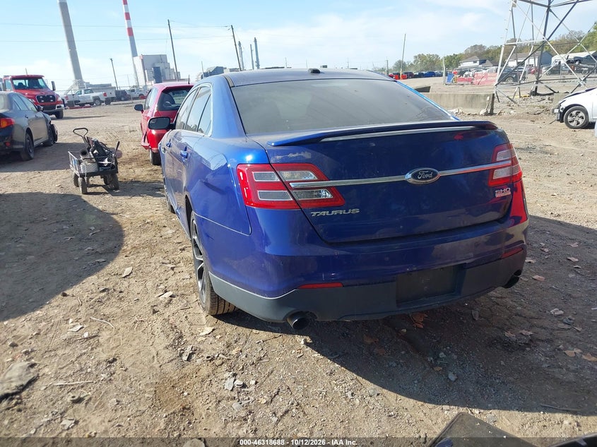 Vin: 1fahp2kt3dg144372, lot: 46818911, ford taurus sho 20133