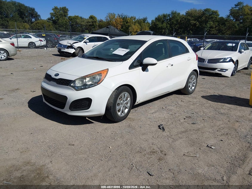 Vin: knadm5a38d6209997, lot: 46819118, kia rio lx 20132