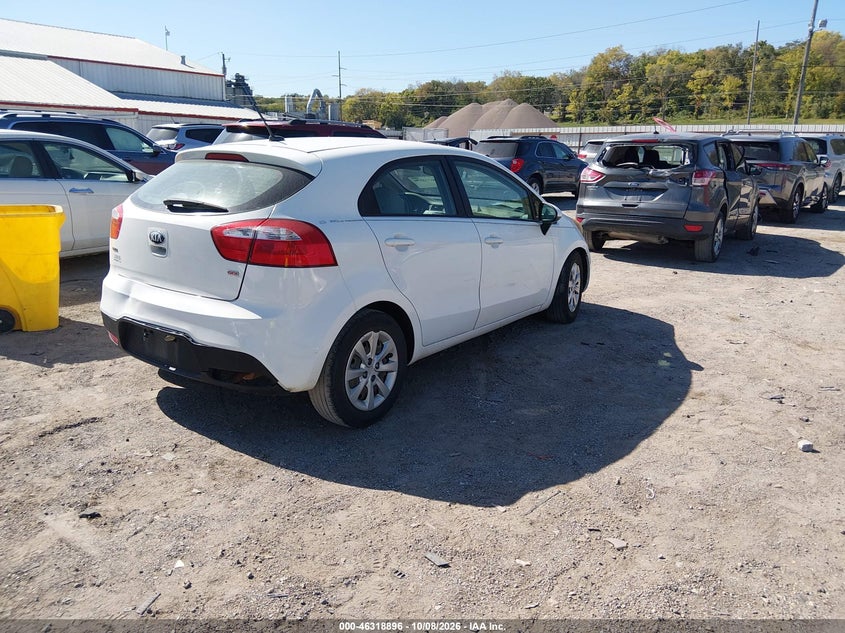 Vin: knadm5a38d6209997, lot: 46819118, kia rio lx 20134
