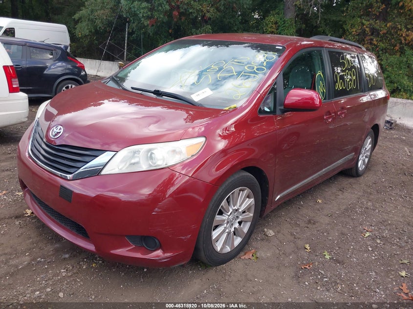 Vin: 5tdjk3dc2bs013837, lot: 46819142, toyota sienna le 20112