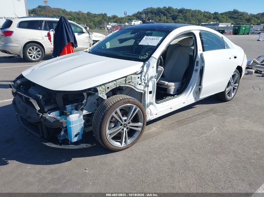 Vin: w1k5j4hb8nn290486, lot: 46819155, mercedes-benz cla 250 coupe 4matic 20222