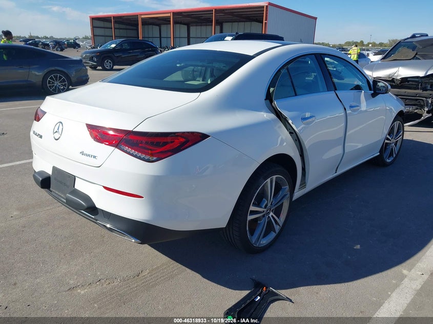 Vin: w1k5j4hb8nn290486, lot: 46819155, mercedes-benz cla 250 coupe 4matic 20224