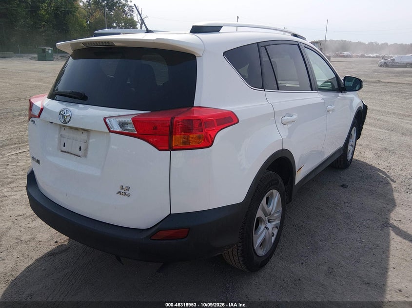 Vin: 2t3bfrev8dw113440, lot: 46819175, toyota rav4 le 20134