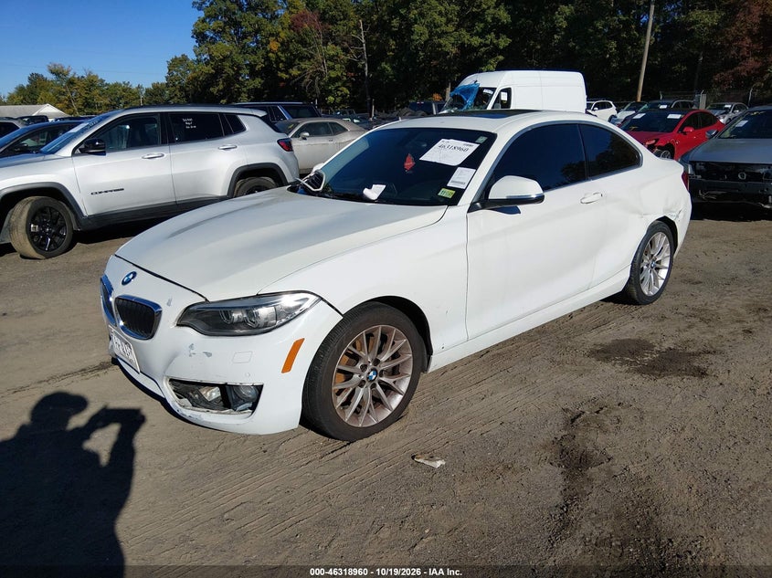 2015 BMW 228I, Неизвестно, IAAI, VIN WBA1F5C54FV256514 — фото 2
