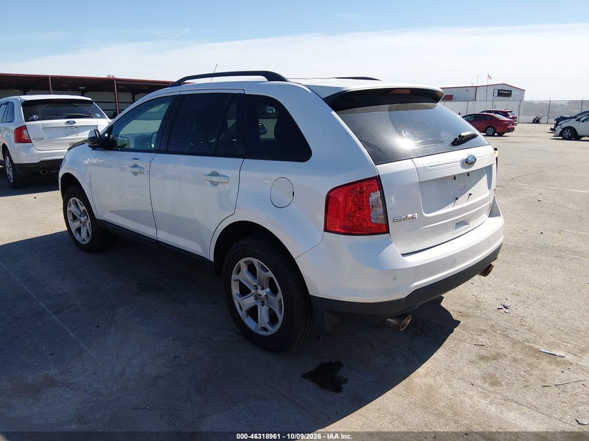 Vin: 2fmdk3jc5dbb06126, lot: 46819183, ford edge sel 20133