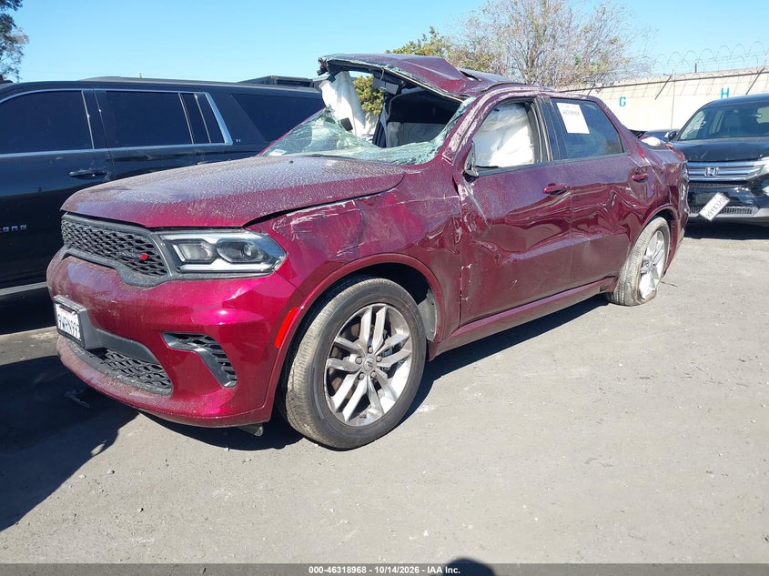 Vin: 1c4rdjdg6tc176160, lot: 46819190, dodge durango gt awd 20262