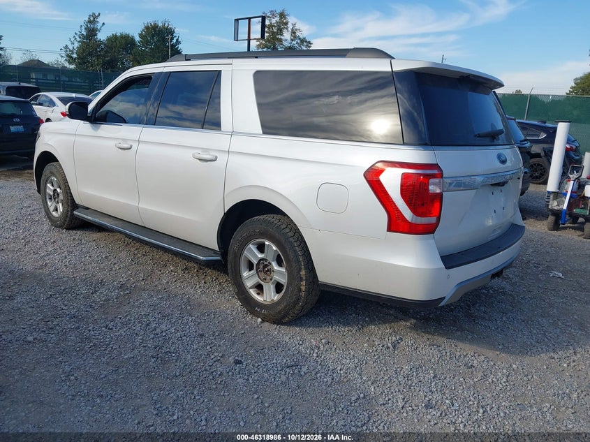 Vin: 1fmjk1ht2jea42818, lot: 46819208, ford expedition max xlt 20183