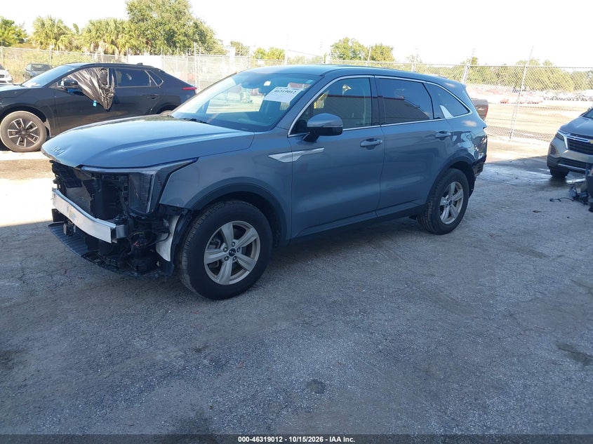 2024 Kia Sorento Lx, Rear, IAAI, VIN 5XYRG4JC0RG307095 — photo 2