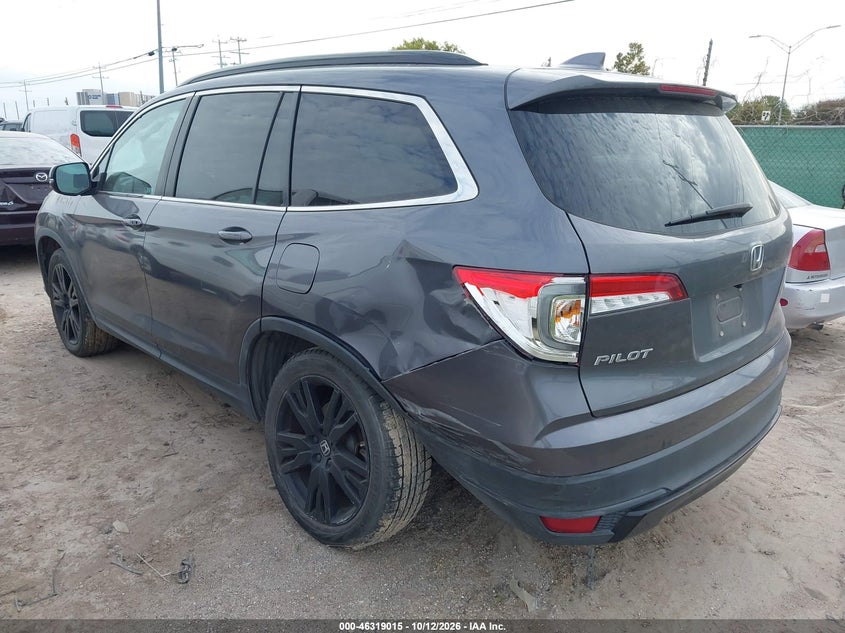 Vin: 5fnyf5h27nb024289, lot: 46819237, honda pilot 2wd special edition 20223