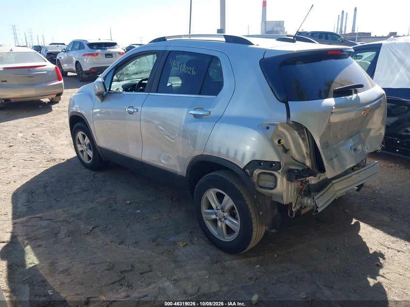Vin: kl7cjpsb2kb724116, lot: 46819248, chevrolet trax lt 20193