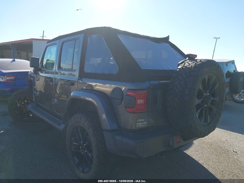 Vin: 1c4jjxp65mw860225, lot: 46819287, jeep wrangler 4xe unlimited sahara 4x4 20213