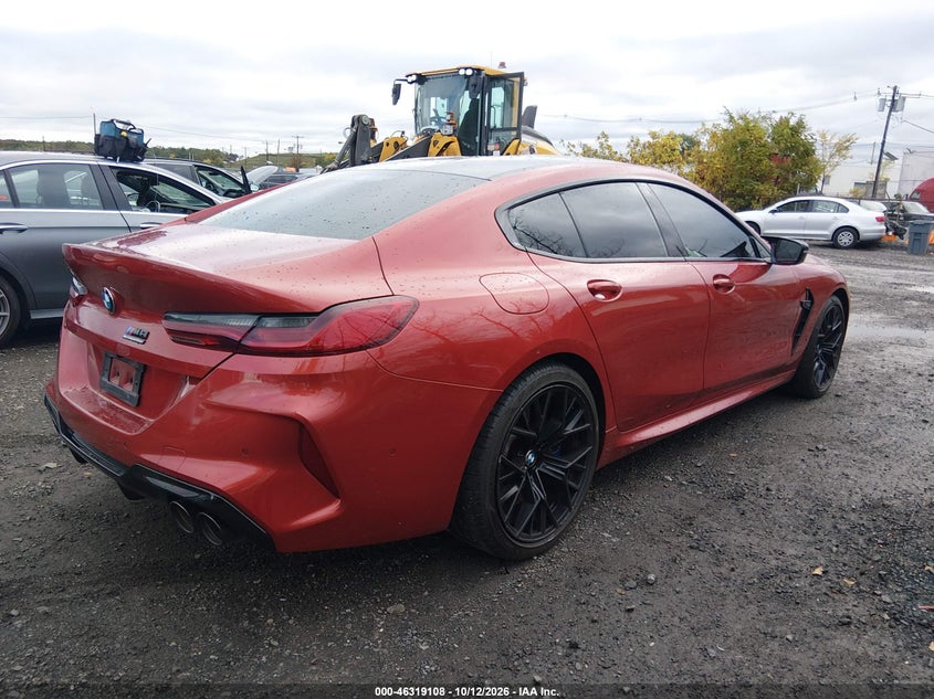 Vin: wbsgv0c05ncj15509, lot: 46819330, bmw m8 gran coupe competition 20224