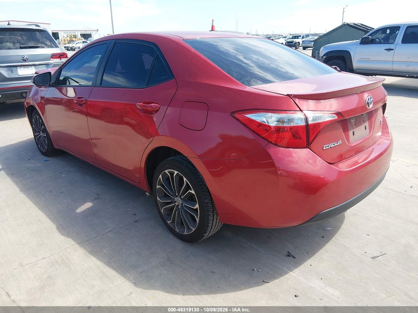 Vin: 5yfburhe3gp568857, lot: 46819352, toyota corolla s plus 20163