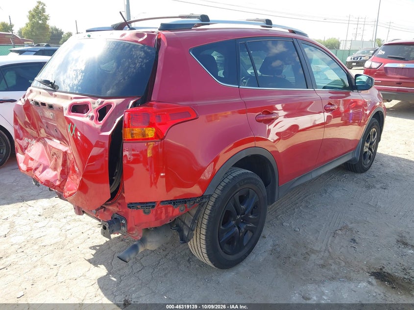 Vin: 2t3zfrev6fw150262, lot: 46819361, toyota rav4 le 20154