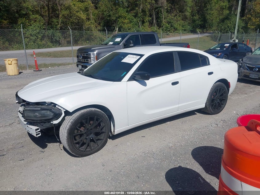 Vin: 2c3cdxat2gh254001, lot: 46819381, dodge charger police 20162
