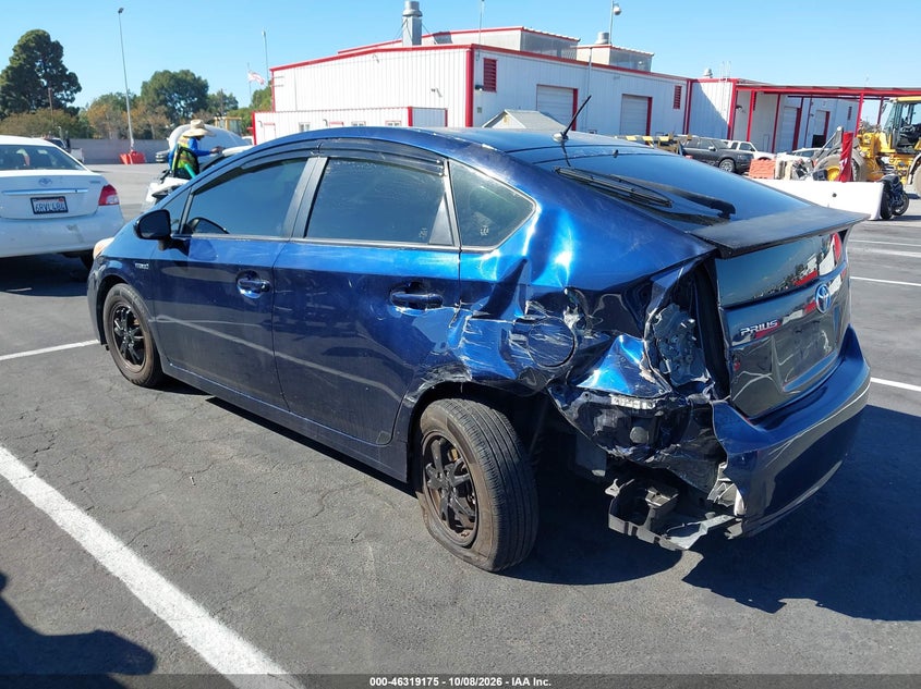 Vin: jtdkn3du6e1770570, lot: 46819396, toyota prius two 20143