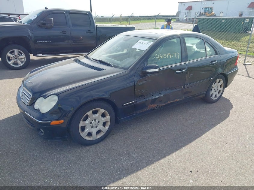 2006 Mercedes-Benz C 280 Luxury 4Matic, Левый бок, IAAI, VIN WDBRF92H46F754200 — фото 2