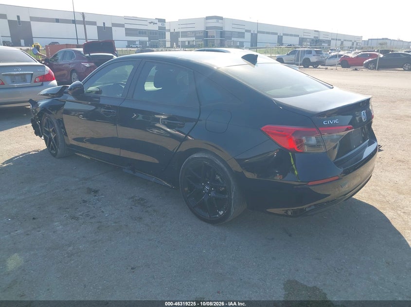 Vin: 2hgfe2f51ph570400, lot: 46819447, honda civic sport 20233