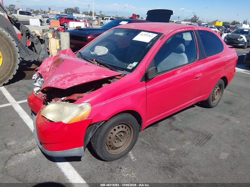 TOYOTA ECHO 2002 VIN JTDAT123120243599