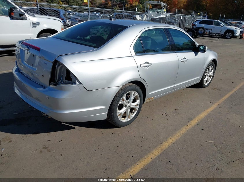 Vin: 3fahp0ha2cr153940, lot: 46819505, ford fusion se 20124