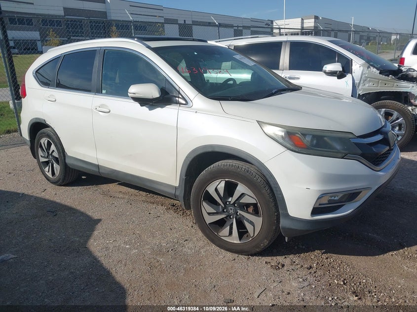 Vin: 5j6rm4h9xfl089437, lot: 46819606, honda cr-v touring 20151