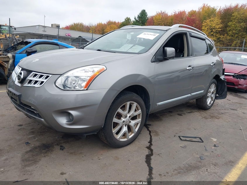 Vin: jn8as5mvxcw400204, lot: 46819670, nissan rogue sv w/sl pkg 20122