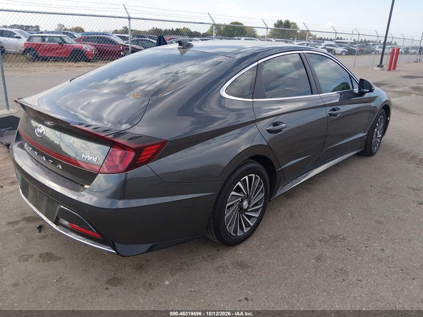 Vin: kmhl54jj4pa081856, lot: 46819718, hyundai sonata hybrid limited 20234