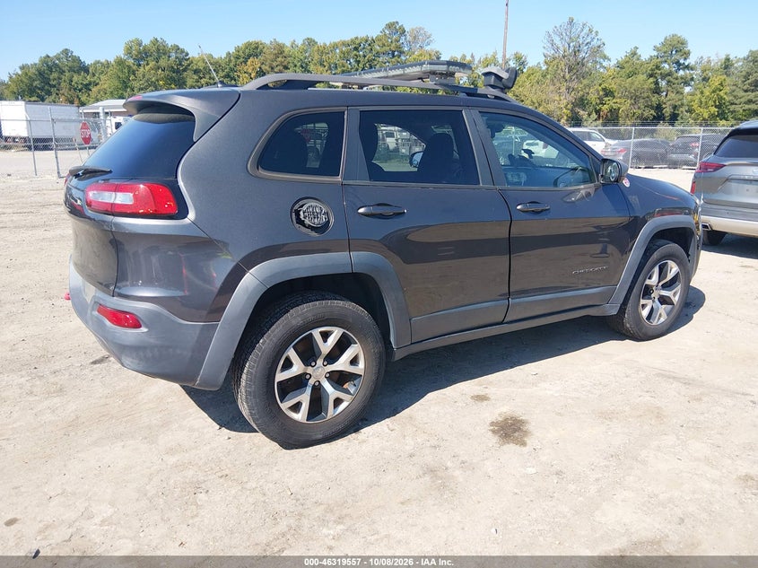 Vin: 1c4pjmbb5ew243907, lot: 46819779, jeep cherokee trailhawk 20144