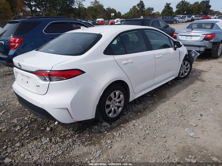 Vin: 5yfb4mde4tp438010, lot: 46819780, toyota corolla le 20264