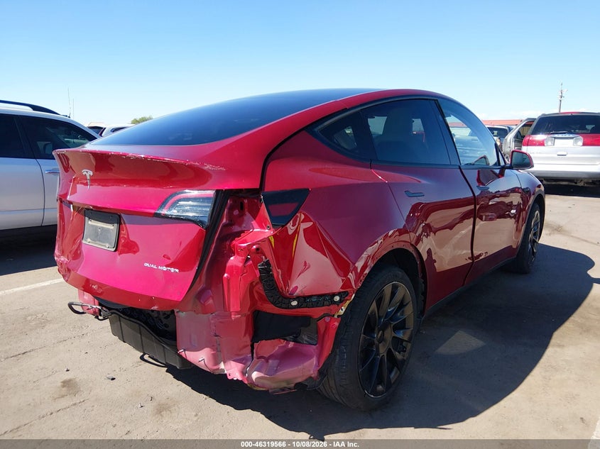 Vin: 7saygaee5rf178643, lot: 46819788, tesla model y long range dual motor all-wheel drive 20244