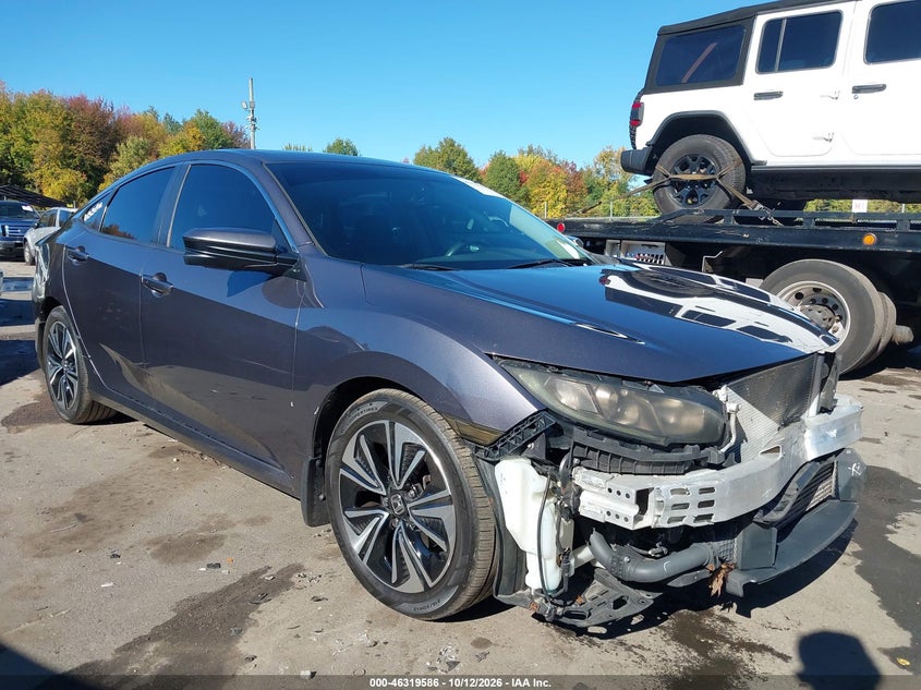 Vin: 19xfc1f73ge216471, lot: 46819807, honda civic ex-l 20161