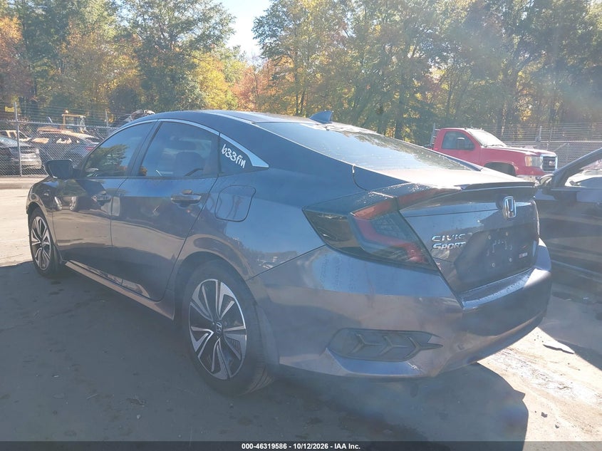 Vin: 19xfc1f73ge216471, lot: 46819807, honda civic ex-l 20163
