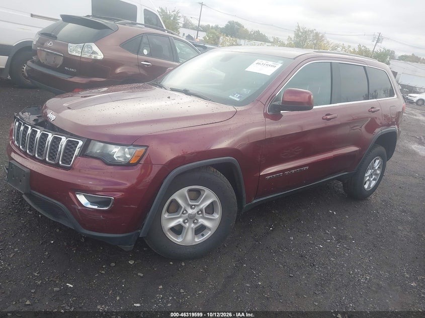 Vin: 1c4rjfag9hc962634, lot: 46819821, jeep grand cherokee laredo 4x4 20172