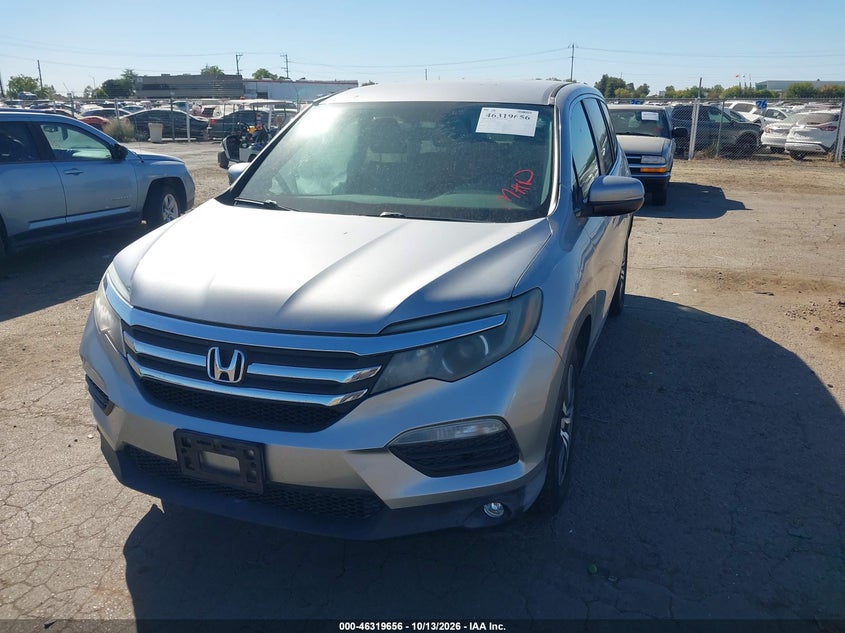 2016 Honda Pilot Ex, Right Side, IAAI, VIN 5FNYF5H33GB036533 — photo 2