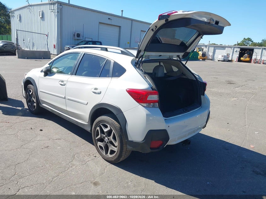 Vin: jf2gtamc5j8303814, lot: 46819885, subaru crosstrek 2.0i limited 20183