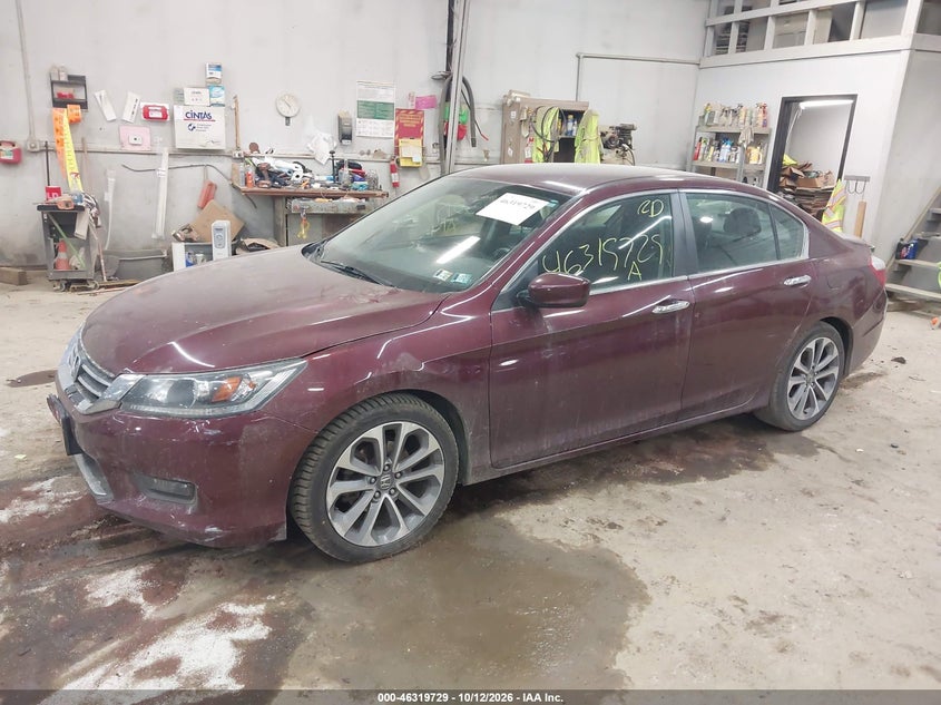Vin: 1hgcr2f59ea123333, lot: 46819951, honda accord sport 20142