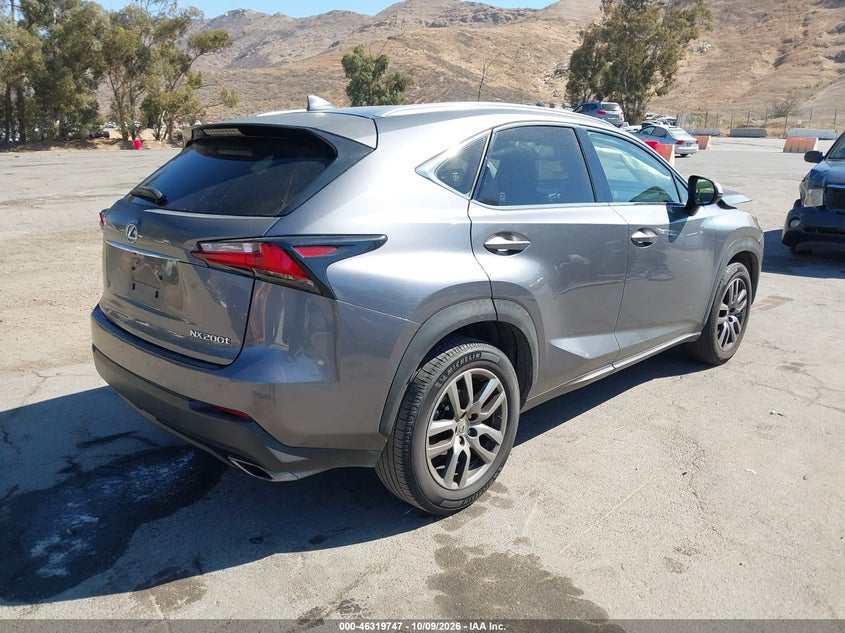 Vin: jtjyarbz0g2033866, lot: 46819969, lexus nx 200t 20164