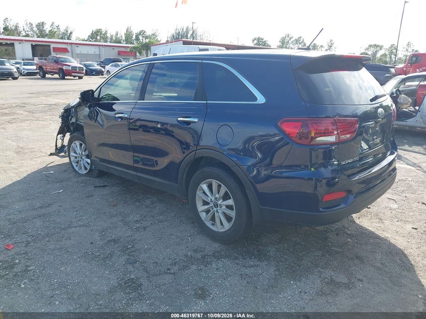 Vin: 5xypg4a35lg668627, lot: 46819989, kia sorento 2.4l lx 20203