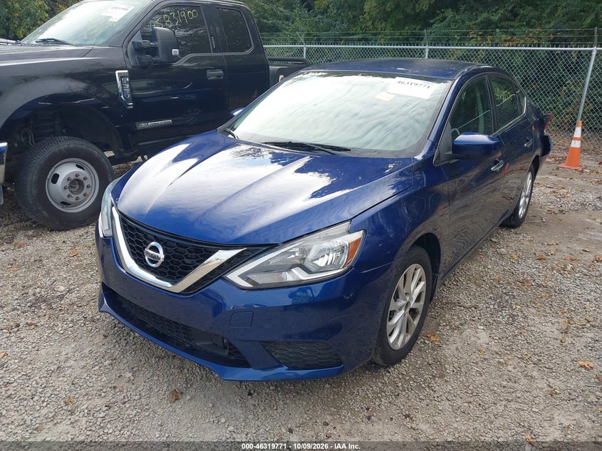 Vin: 3n1ab7ap6ky405455, lot: 46819993, nissan sentra sv 20192