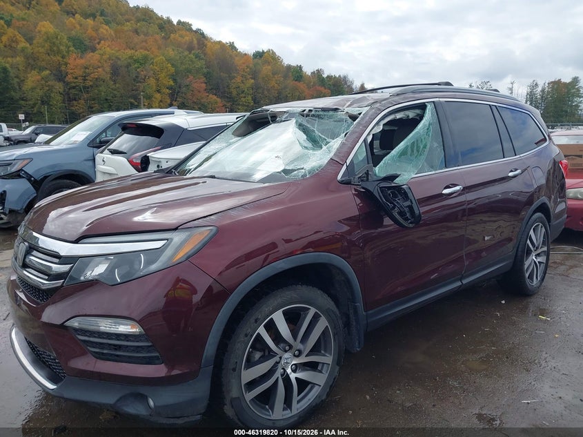 Vin: 5fnyf6h98hb024065, lot: 46820042, honda pilot touring 20172