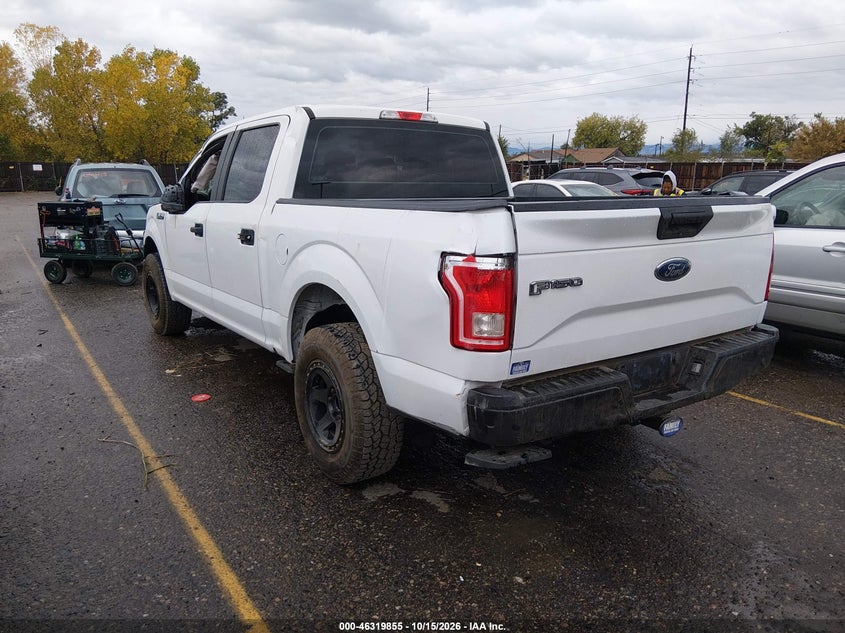 Vin: 1ftew1ef7hkc86954, lot: 46820077, ford f-150 xl 20173