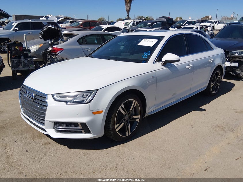 Vin: wauenaf49hn035171, lot: 46820164, audi a4 2.0t premium 20172